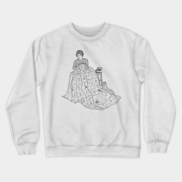 the Angel Quilt Crewneck Sweatshirt by Ballyraven